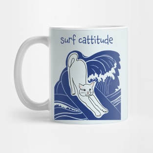 SURF CATTITUDE CAT Mug